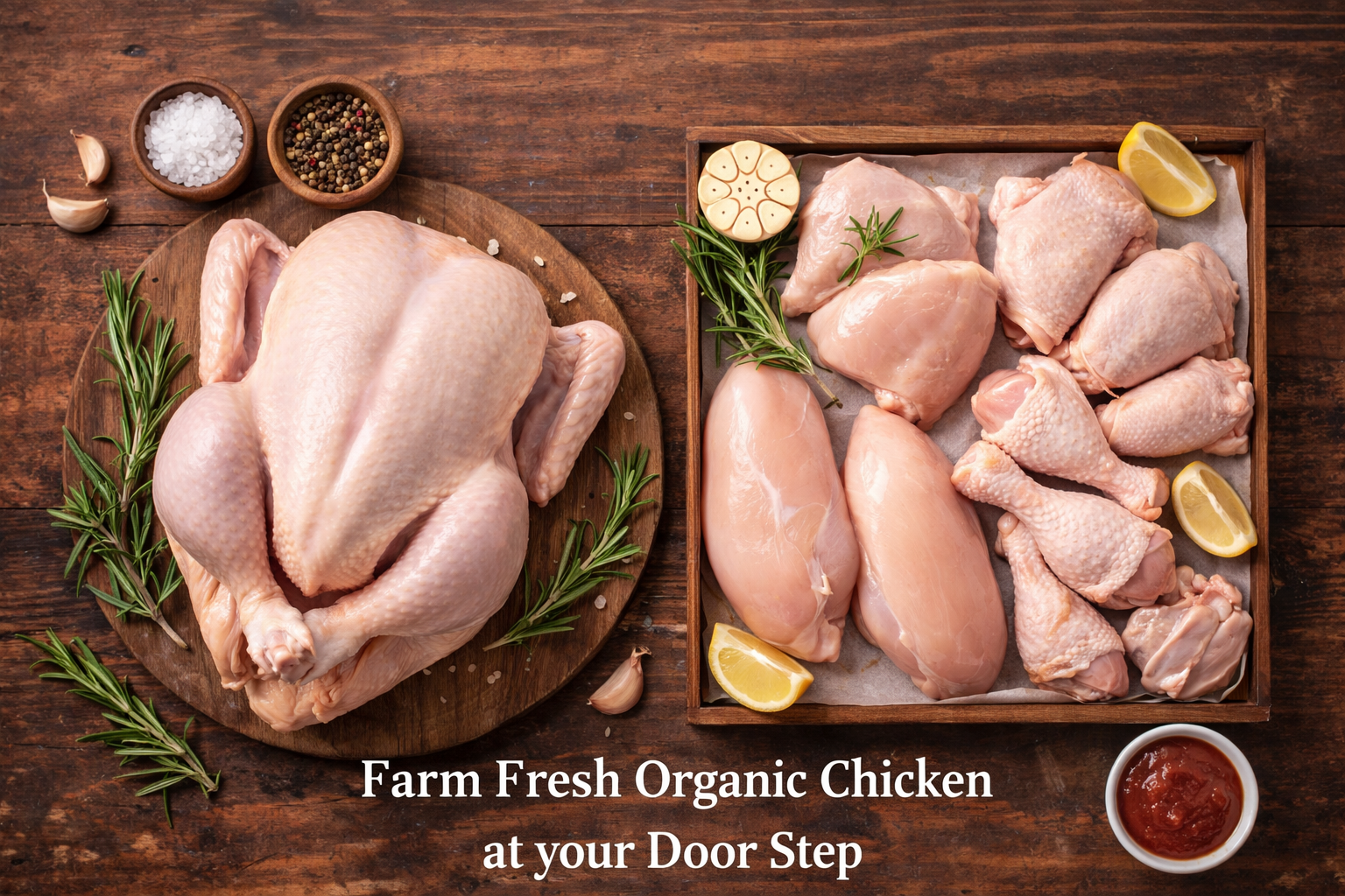 Fresh chicken meat from Siran Valley