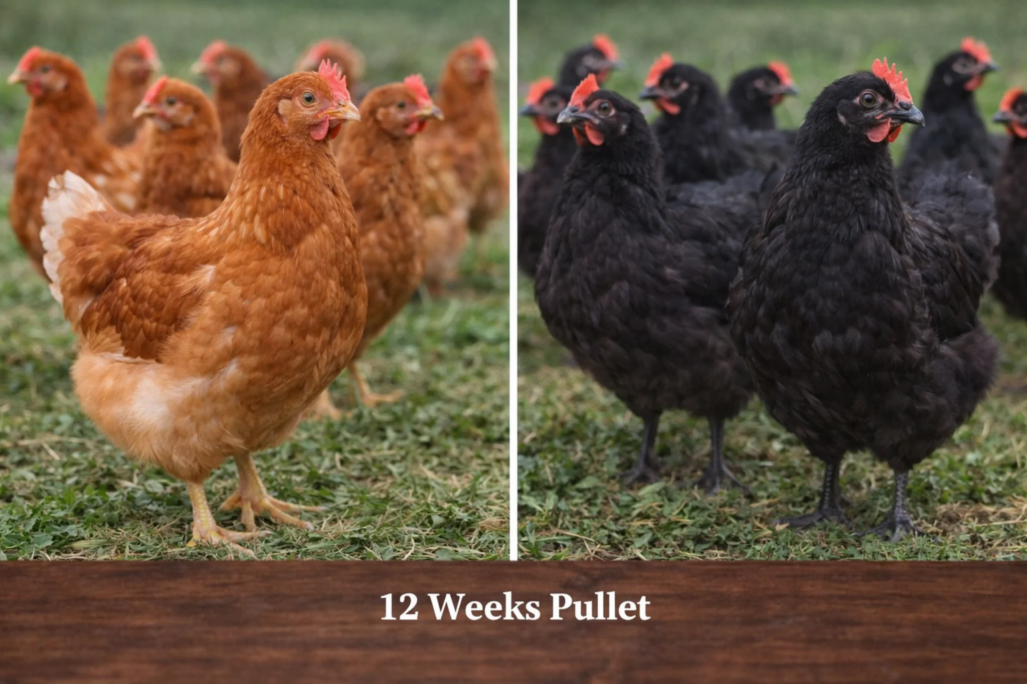 12 week pullets