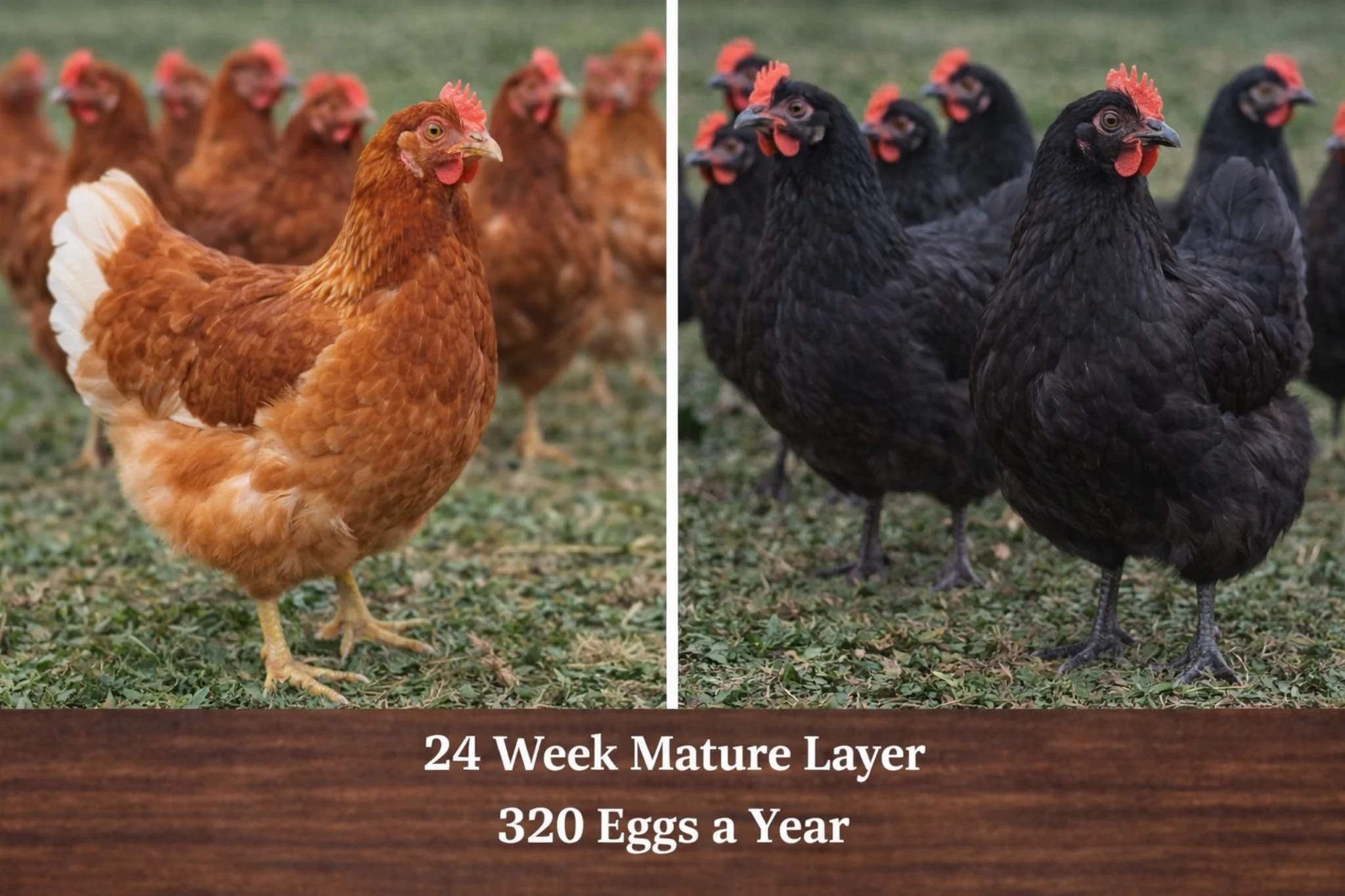24 week mature layers