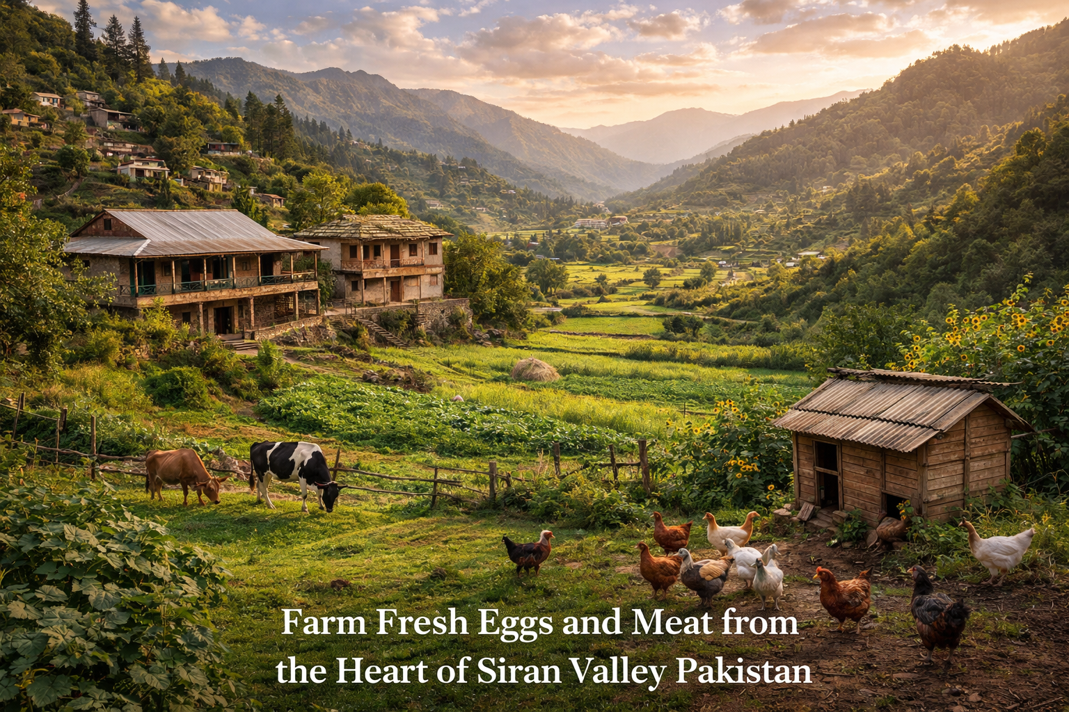 Farm fresh valley based image from Siran Valley