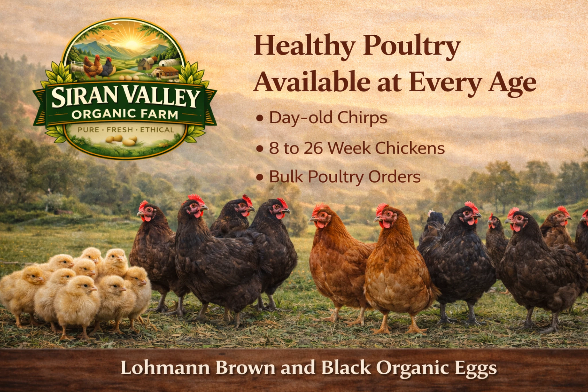 30 eggs pack from Siran Valley